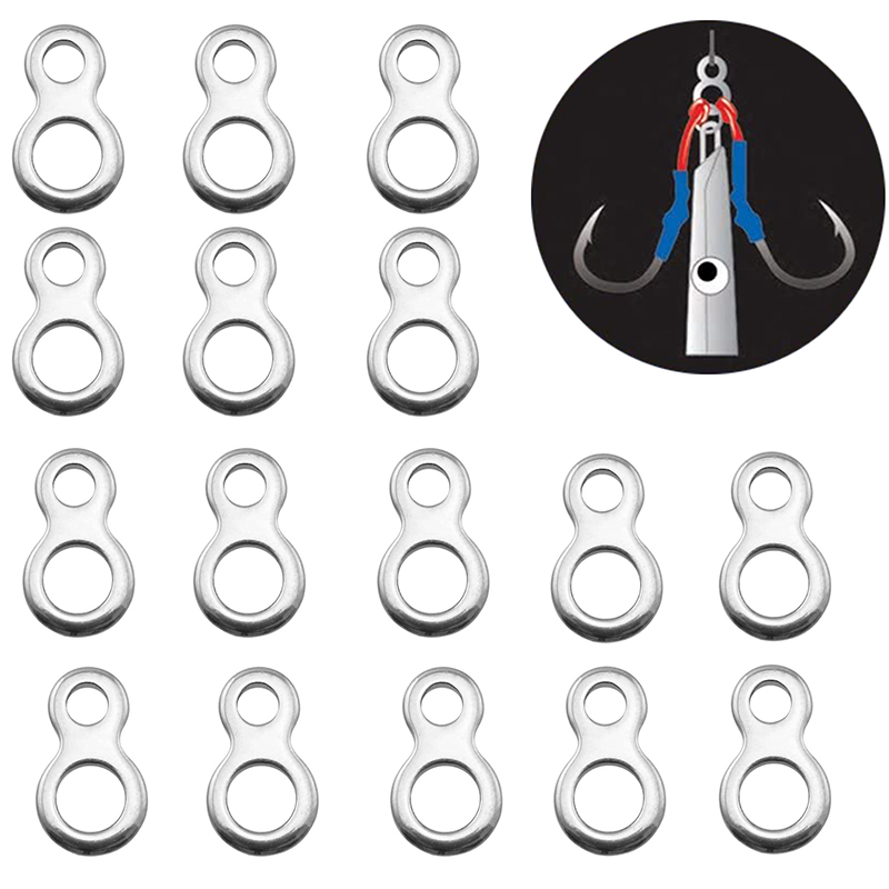 Fishing Equipment Cheap - Anneau solide en acier inoxydable pour