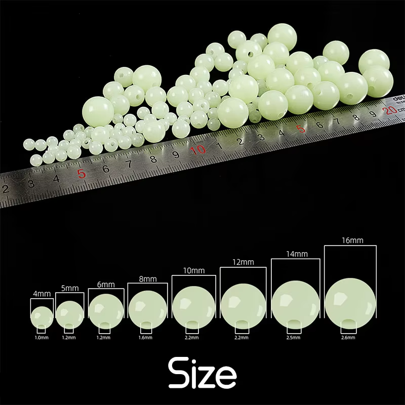 Fishing Equipment Bag - 100 pièces/sac perles lumineuses 4mm 5mm